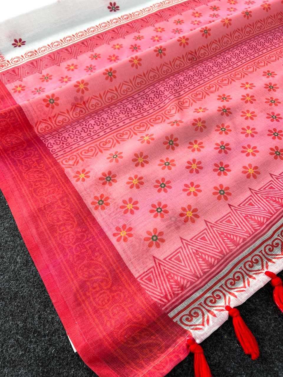 YNF LINEN RMA 449 SAREES WHOLESALE PRINTED SAREES MANUFACTURER